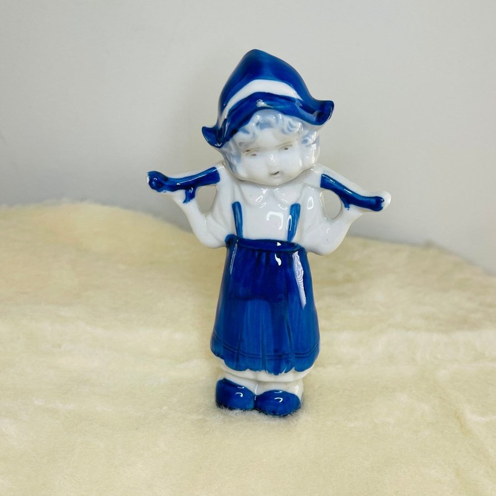 Ceramic Dutch Girl Occupied Japan Figurine